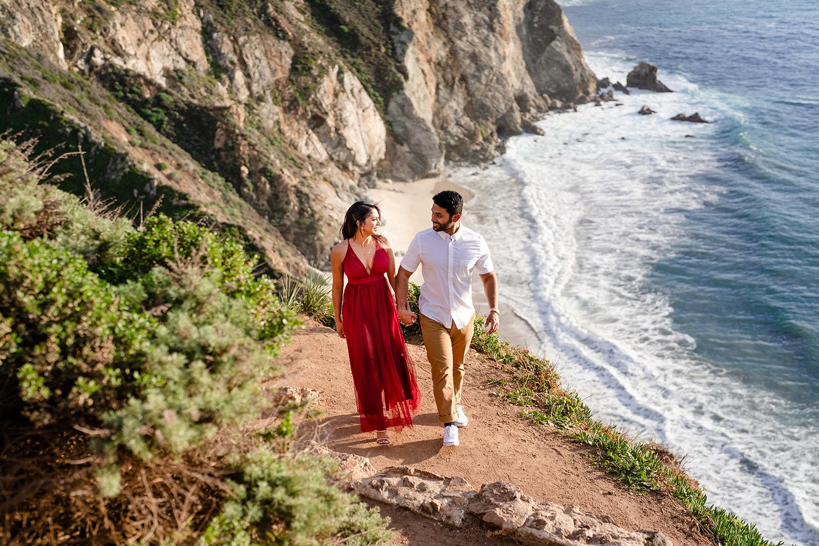 Nik & Tania - Destination Engagement Session - Big Sur & San Francisco